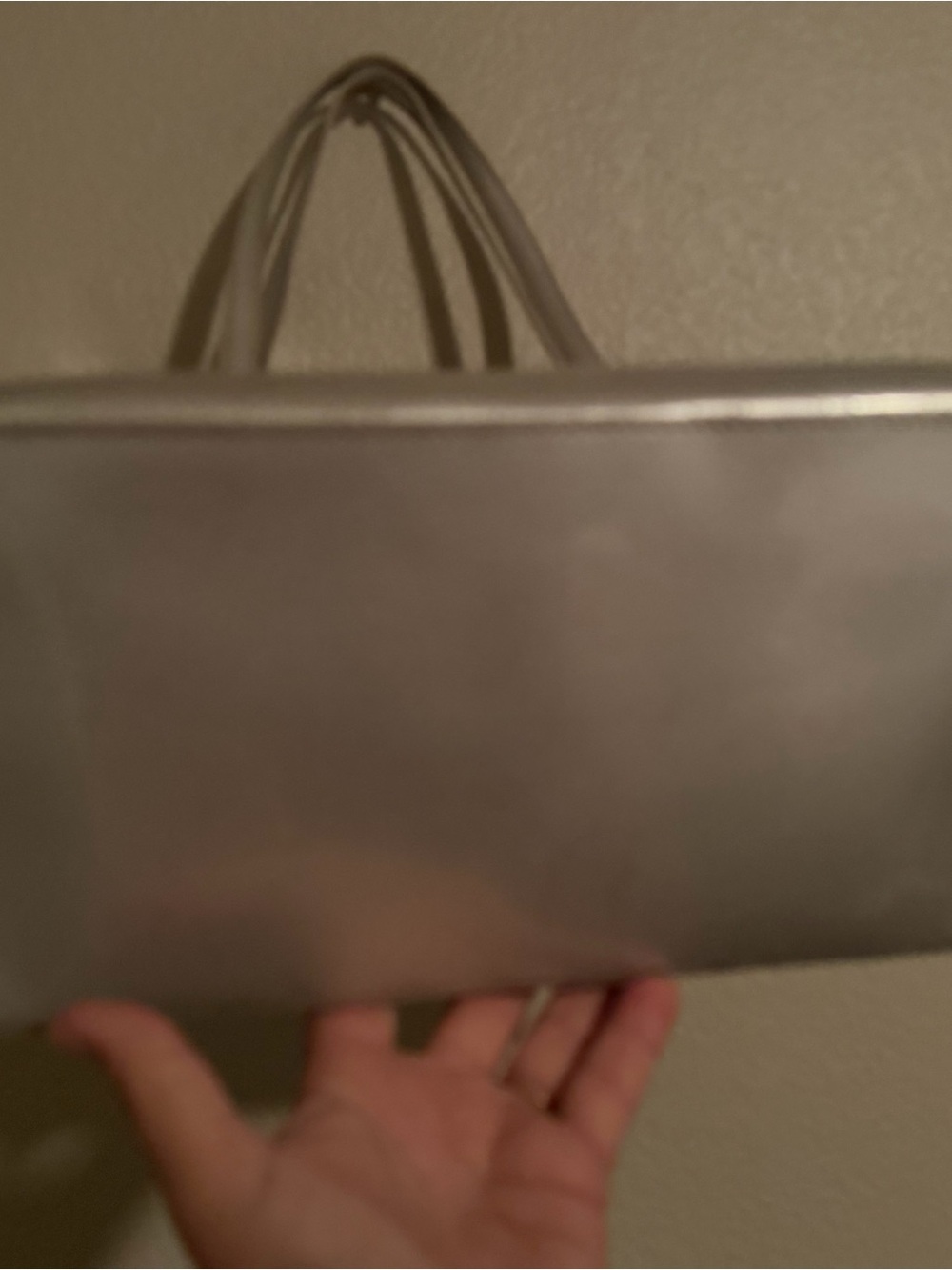 kate spade harmony Metallic Silver Perforated Leather Tote - Picture 6 of 13
